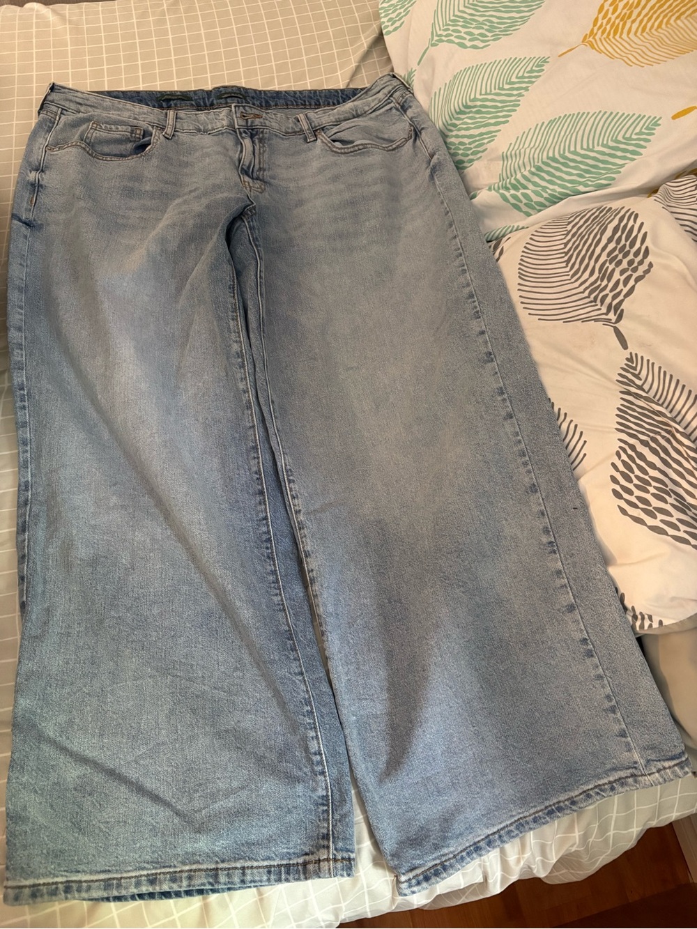 wild fable Light Blue Wide Leg Jeans